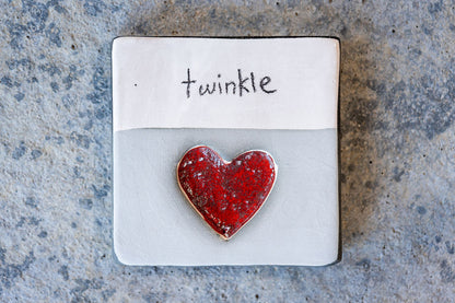 Square Pet Memorial Tile - Custom Ceramic Tribute with Optional Text