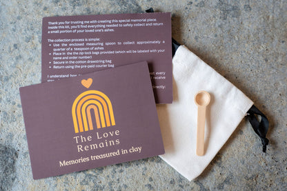 Personalised Rectangle Memorial Tile - Custom Ceramic Tribute with Your Words